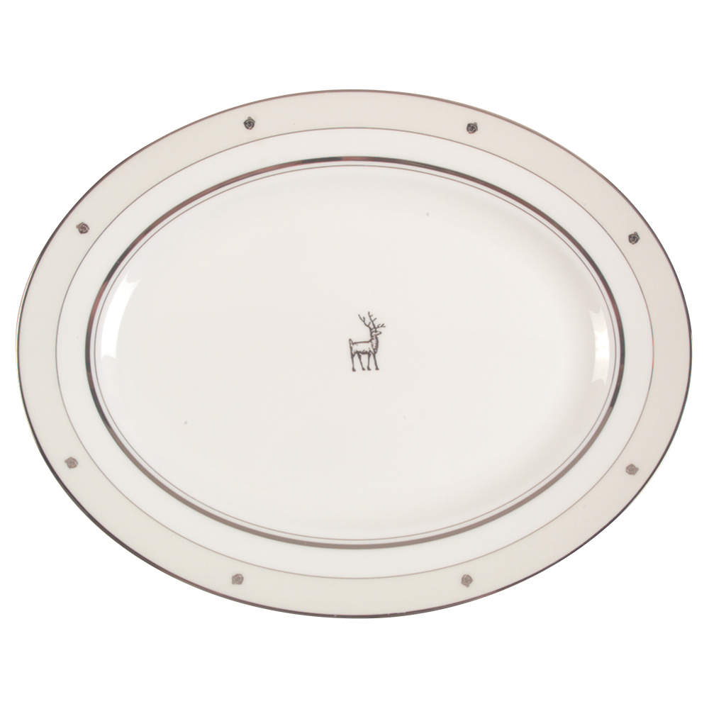 Donner Road 13" Oval Serving Platter by Lenox-1