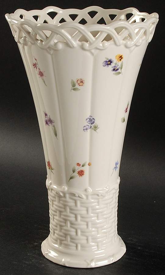 Posy Baskets Trumpet Vase by Lenox-1