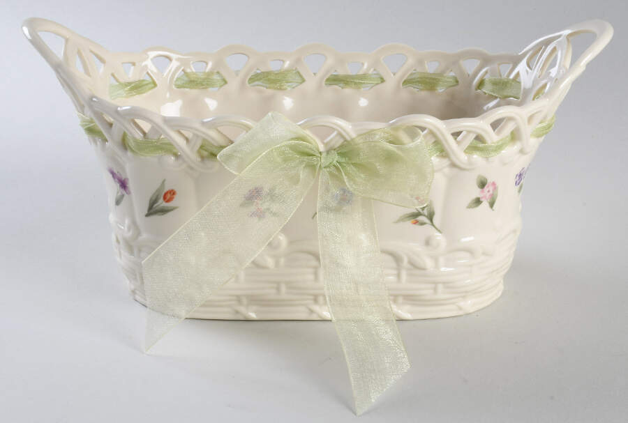Posy Baskets Oval Basket by Lenox-1