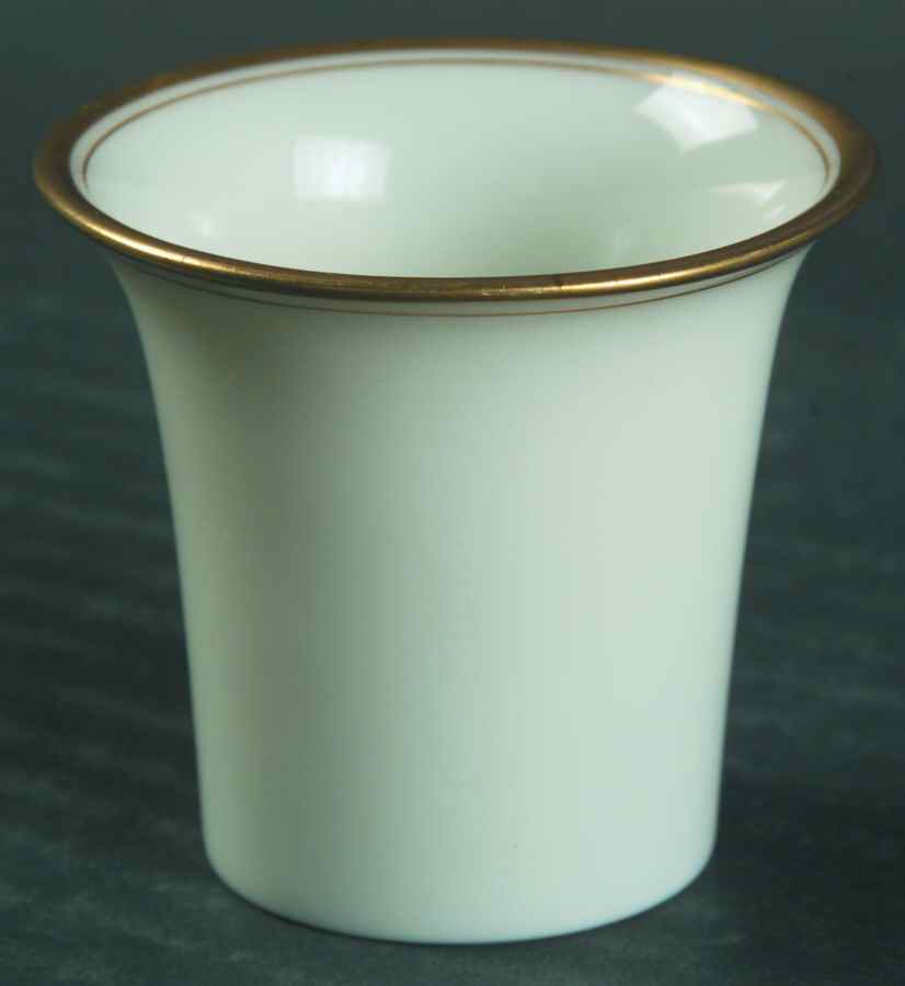 Lenox Liners (White, Gold Trim) Decoration #86 Shape 1 Demitasse Liner by Lenox-1