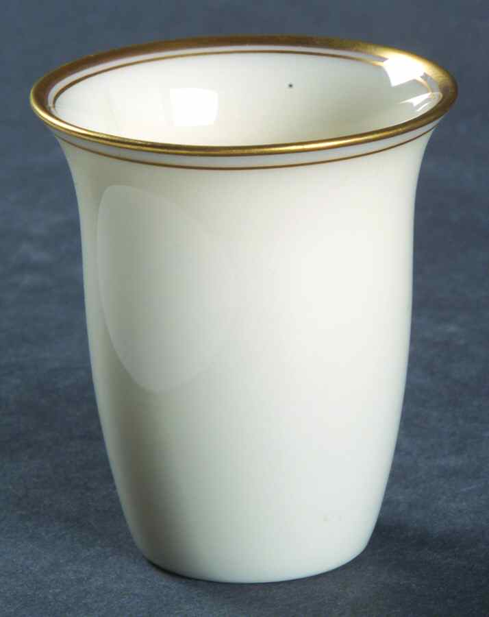 Lenox Liners (White, Gold Trim) Decoration #86 Shape 2 Demitasse Liner by Lenox-1