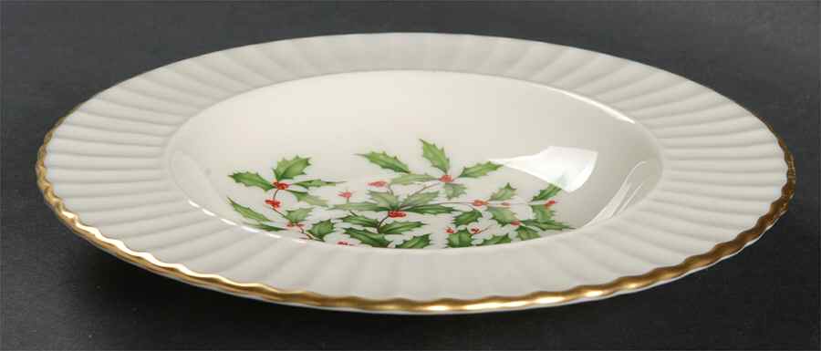 Hollyberry (No Enamel) Rim Fruit/Dessert (Sauce) Bowl by Lenox-1