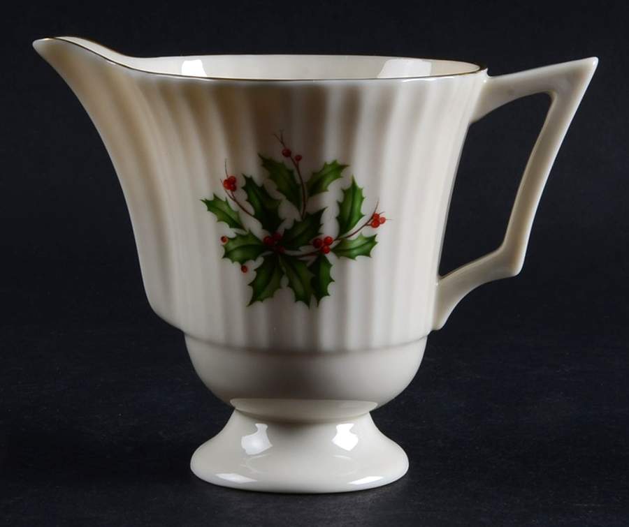 Hollyberry (No Enamel) Creamer by Lenox-1