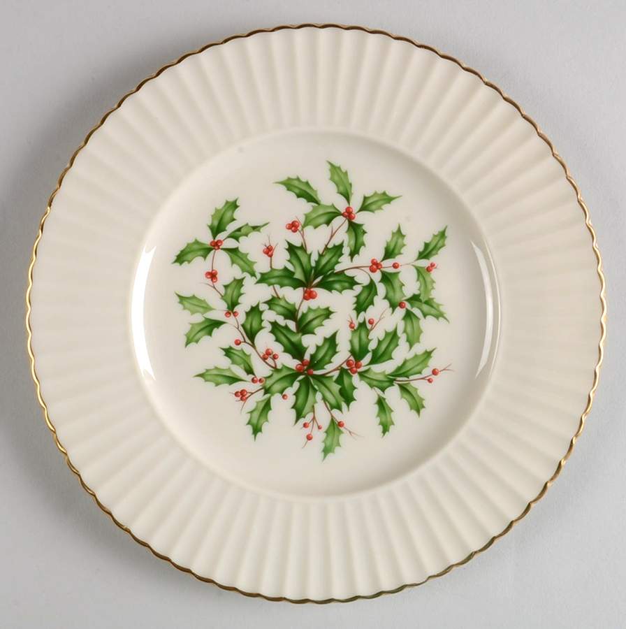 Hollyberry (No Enamel) Salad Plate by Lenox-1