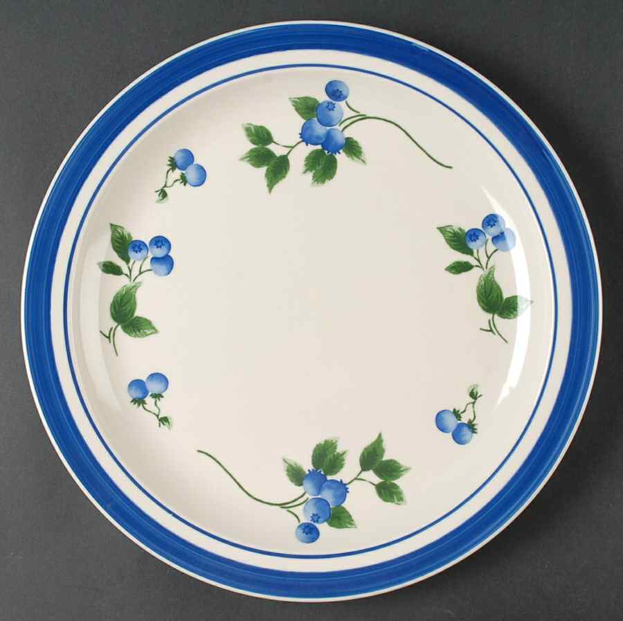 Blueberry 12" Chop Plate (Round Platter) by LL Bean-1