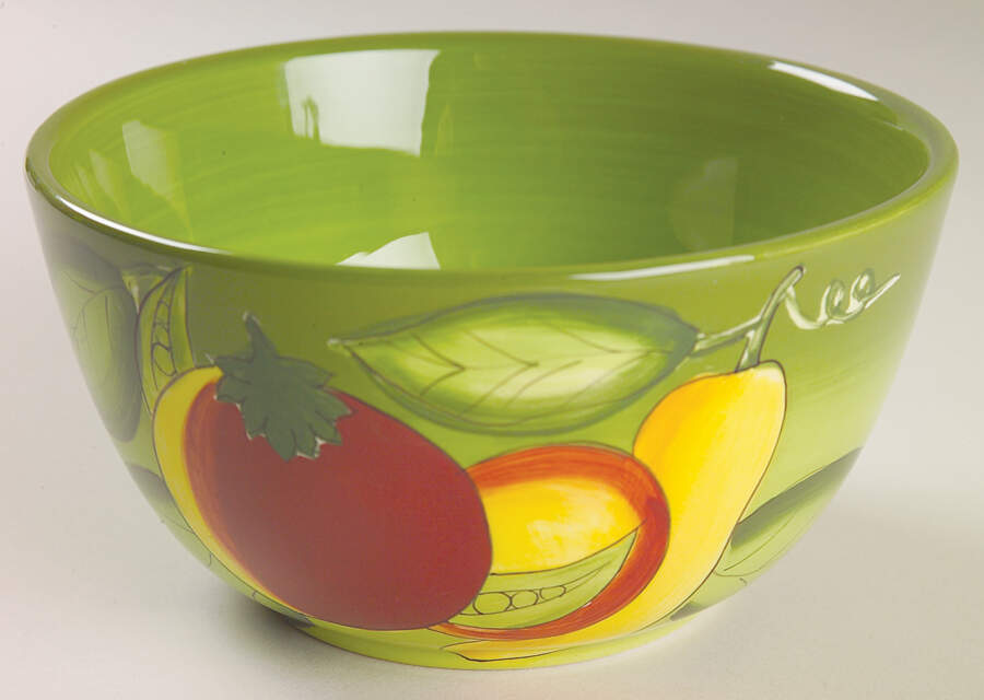 Peas in a Pod Coupe Cereal Bowl by Laurie Gates-1