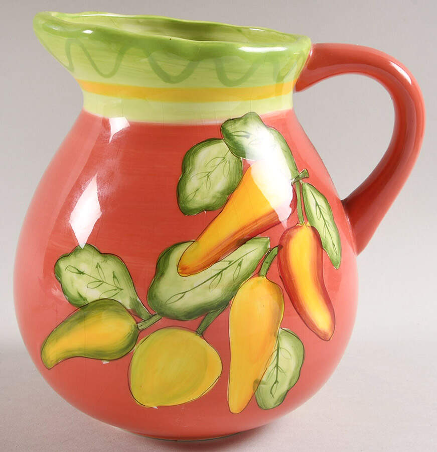 Peas in a Pod 80 Oz Pitcher by Laurie Gates-1