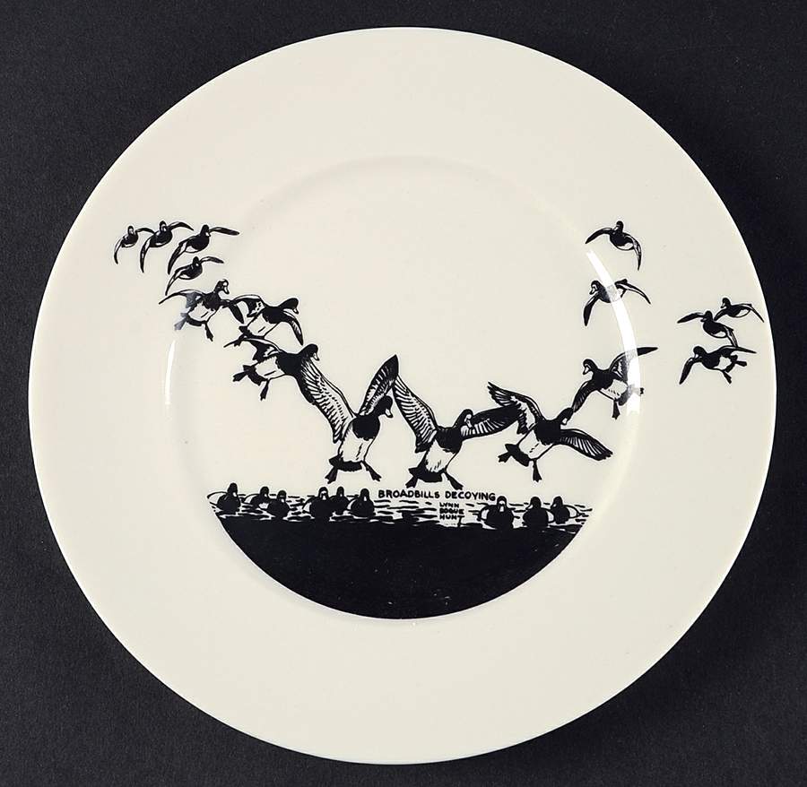 Game Birds Salad Plate by Lynn Bogue Hunt-1
