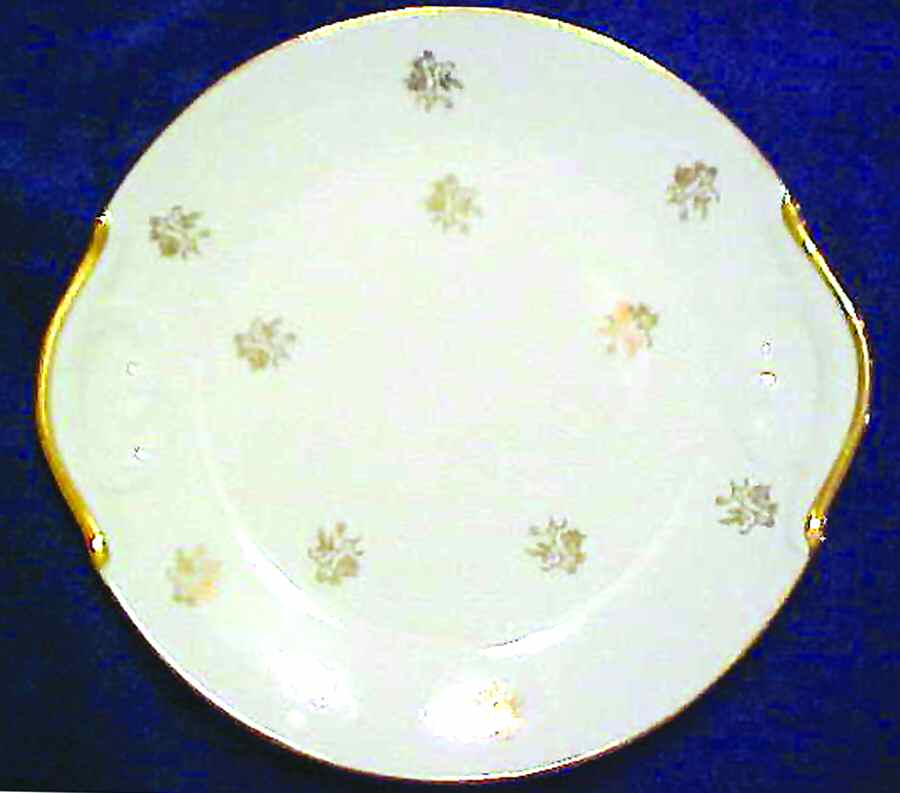 LIM286 Handled Cake Plate by Limoges-French-1