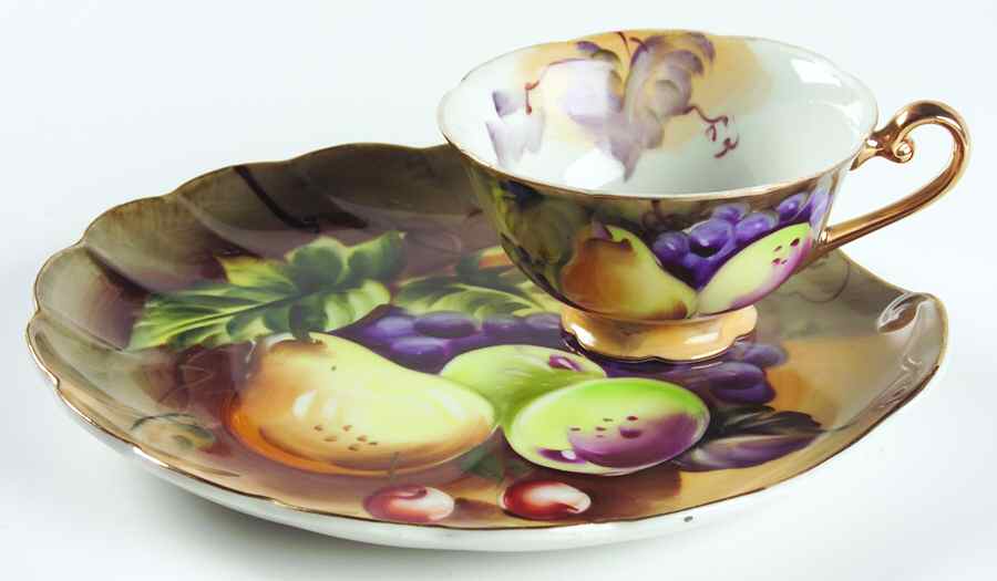 LEF54 Snack Plate & Cup Set by Lefton-1