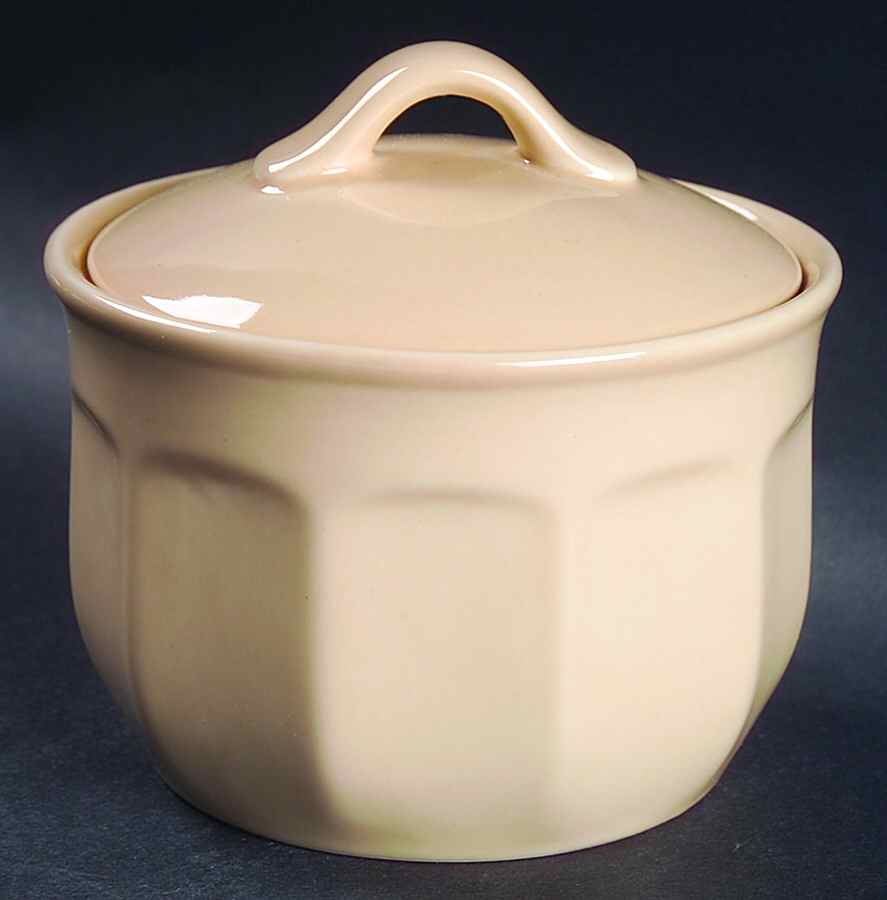 Boxwood Straw Sugar Bowl & Lid by Ralph Lauren China-1