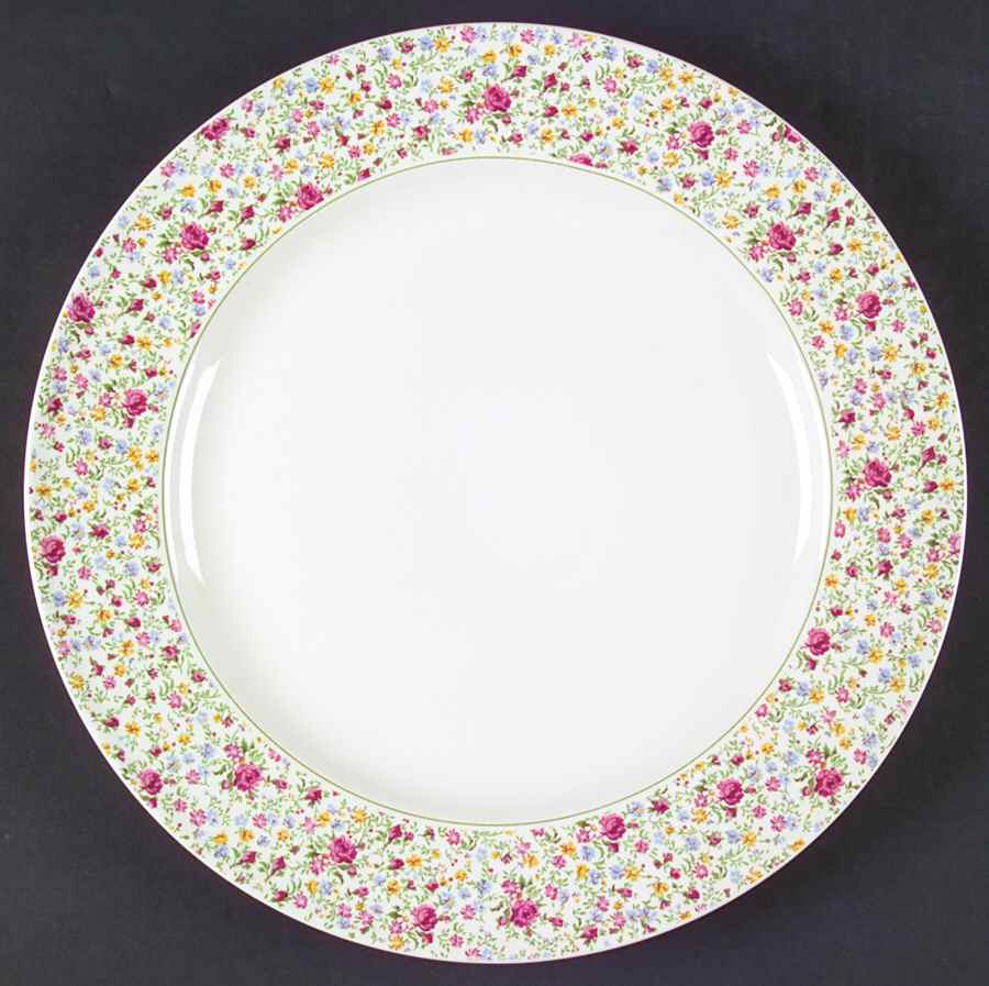 Belle Fleur 12" Chop Plate (Round Platter) by Ralph Lauren China-1