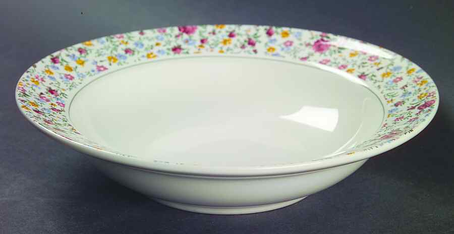 Belle Fleur Rim Fruit/Dessert (Sauce) Bowl by Ralph Lauren China-1