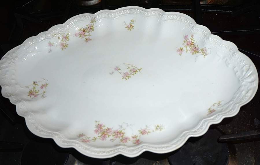 LNT247 14" Oval Serving Platter by Lanternier-1
