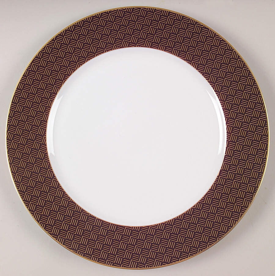 Hastings Chocolate 12" Chop Plate (Round Platter) by Ralph Lauren China-1