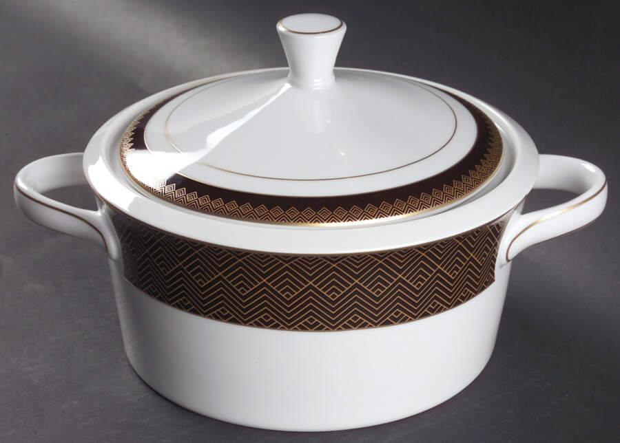 Hastings Chocolate 2 Qt Round Covered Casserole by Ralph Lauren China-1
