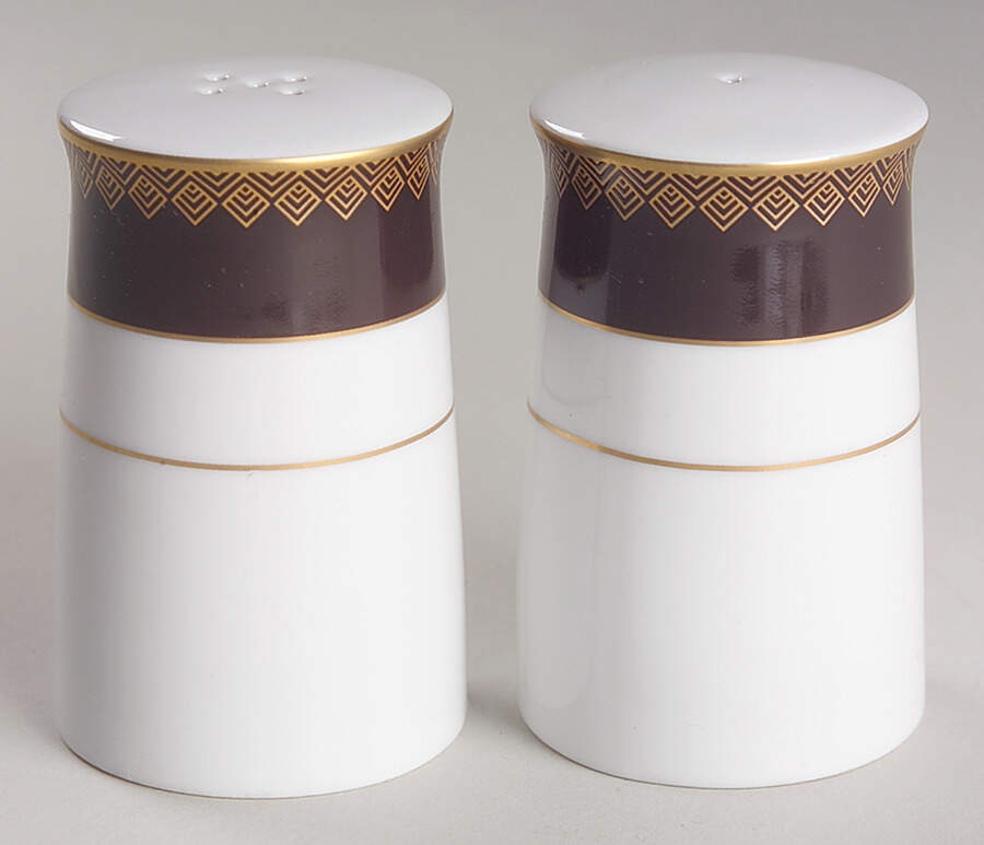 Hastings Chocolate Salt & Pepper Set by Ralph Lauren China-1