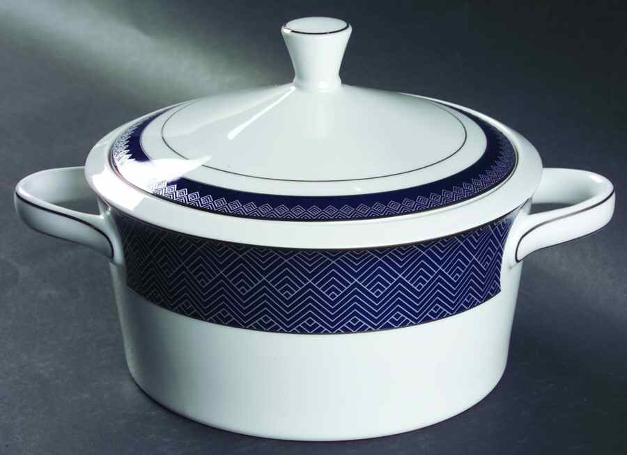 Hastings Cobalt 2 Qt Round Covered Casserole by Ralph Lauren China-1