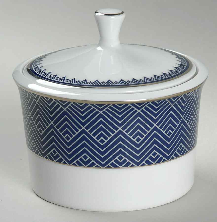 Hastings Cobalt Sugar Bowl & Lid by Ralph Lauren China-1