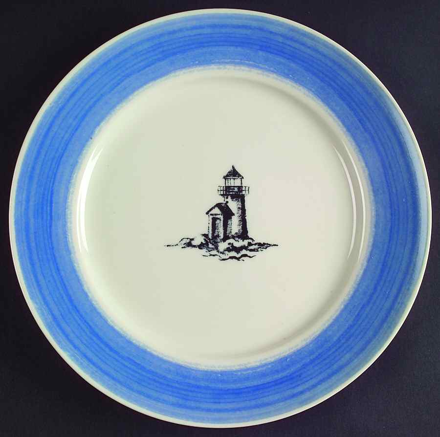 Maritime Stripe Salad Plate by Ralph Lauren China-1
