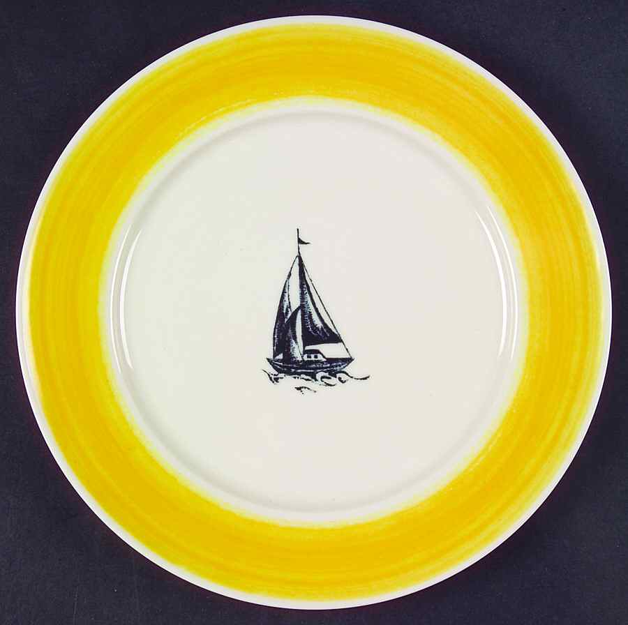 Maritime Stripe Salad Plate by Ralph Lauren China-1