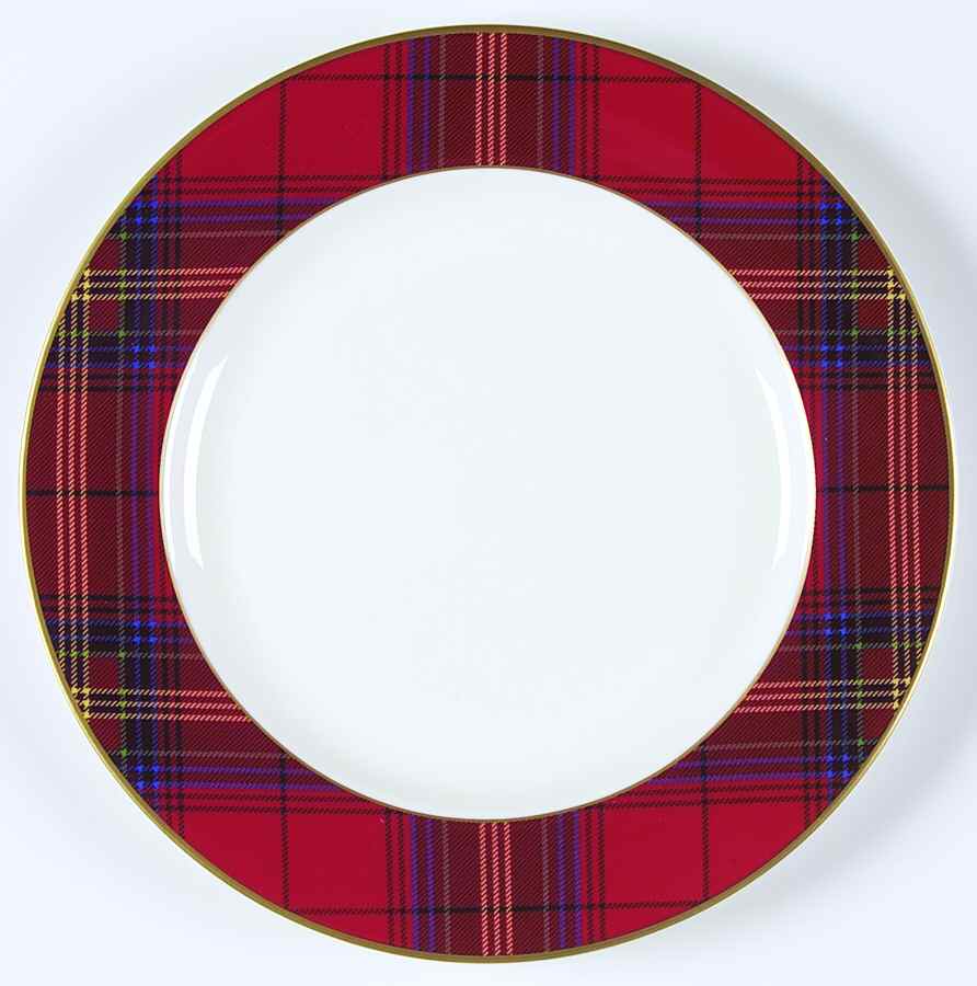 Cornwall Tartan Dessert/Pie Plate by Ralph Lauren China-1