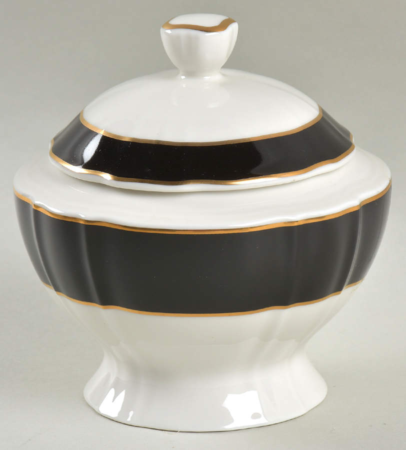 Harwick Sugar Bowl & Lid by Ralph Lauren China-1