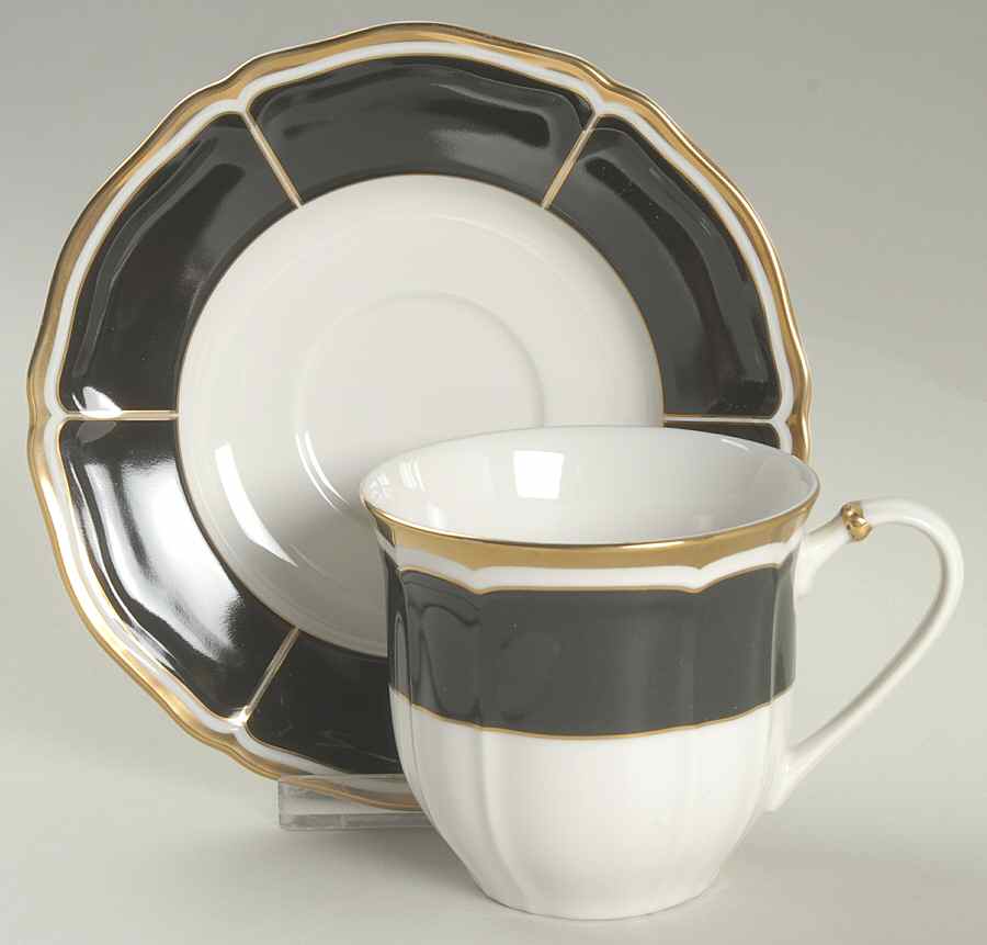 Harwick Flat Cup & Saucer Set by Ralph Lauren China-1