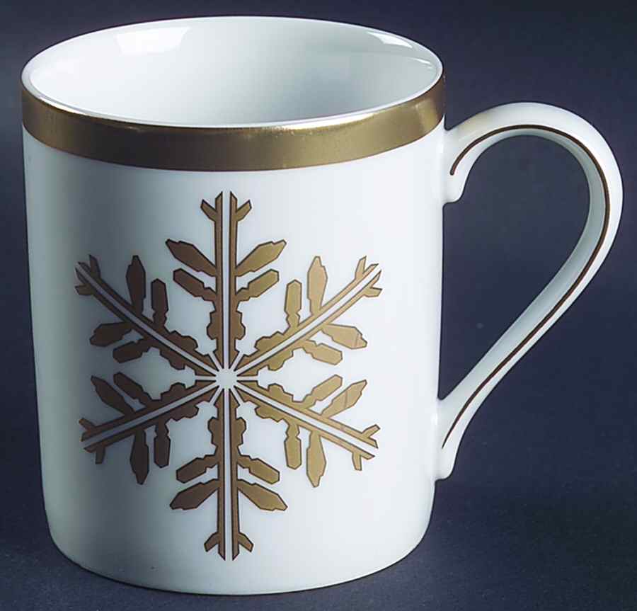 Let It Snow Gold Mug by Ralph Lauren China-1