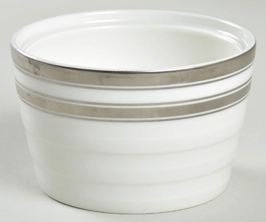 Morgan Platinum Sugar Bowl No Lid by Ralph Lauren China-1