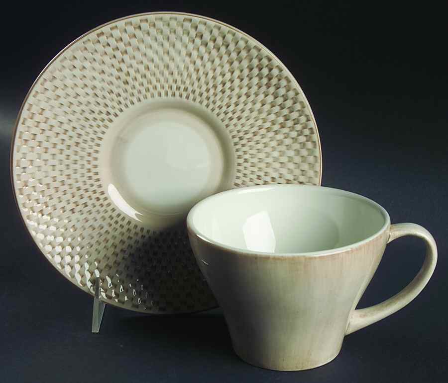 Reed Natural Cappuccino Cup & Saucer Set by Ralph Lauren China-1