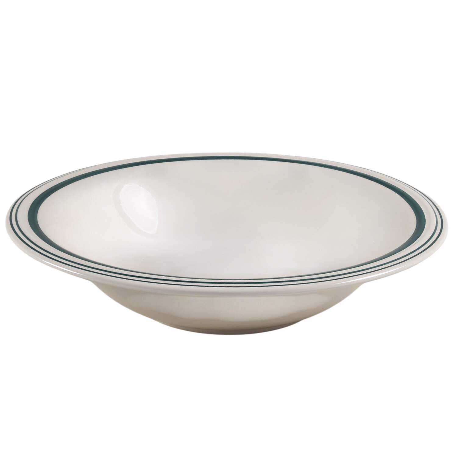 Cafe Stripe Green 9" Round Vegetable Bowl by Ralph Lauren China-1
