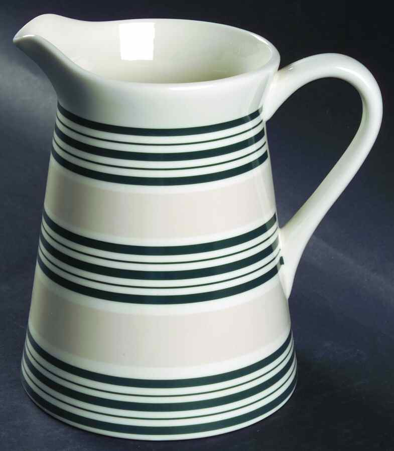 Cafe Stripe Green 64 Oz Pitcher by Ralph Lauren China-1