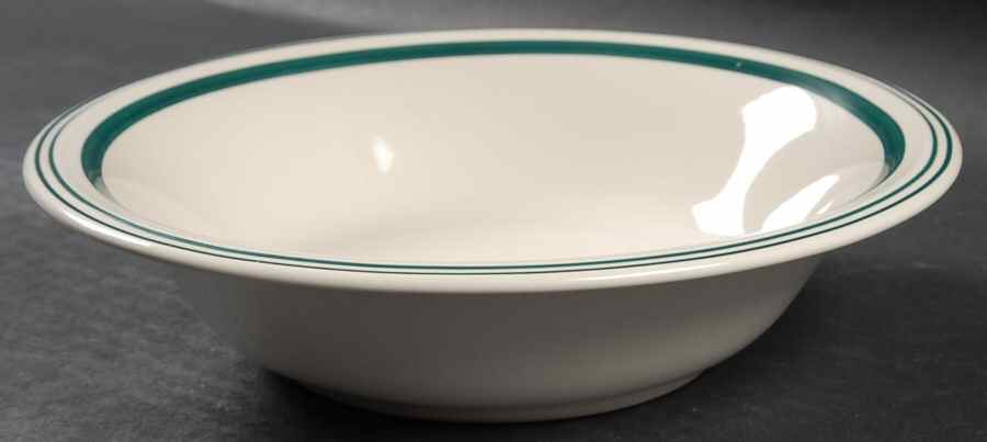 Cafe Stripe Green Coupe Soup Bowl by Ralph Lauren China-1