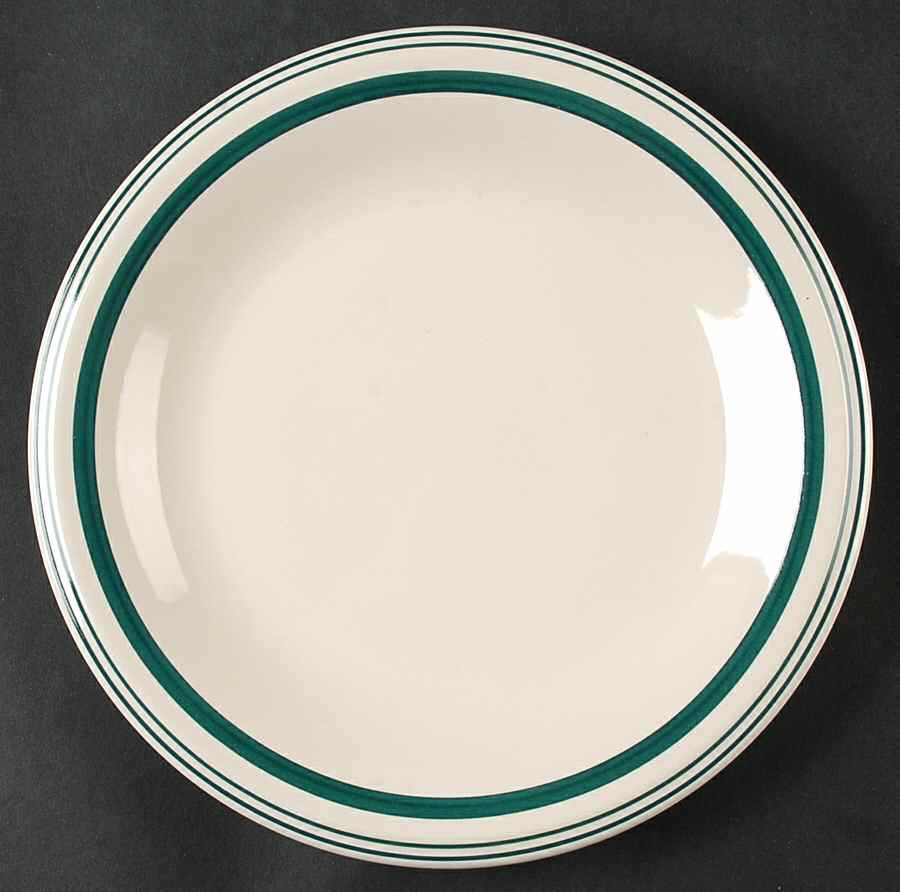Cafe Stripe Green Salad Plate by Ralph Lauren China-1