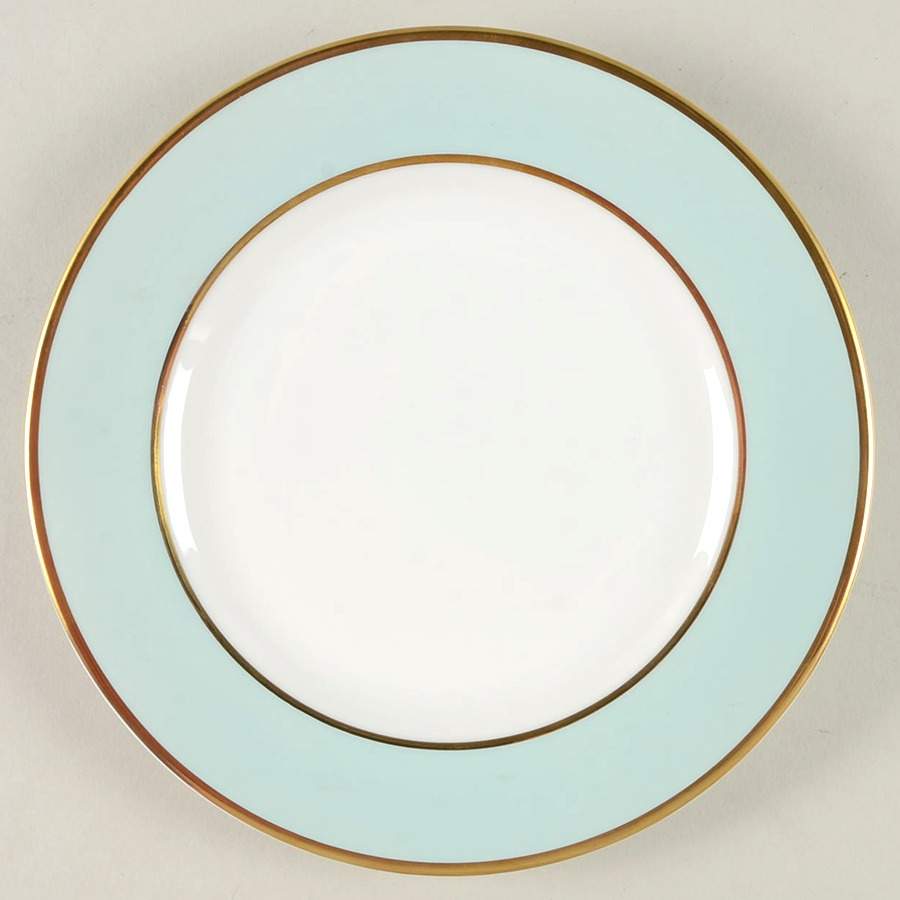 Hampton's Tea Mint Green Dessert/Pie Plate by Ralph Lauren China-1