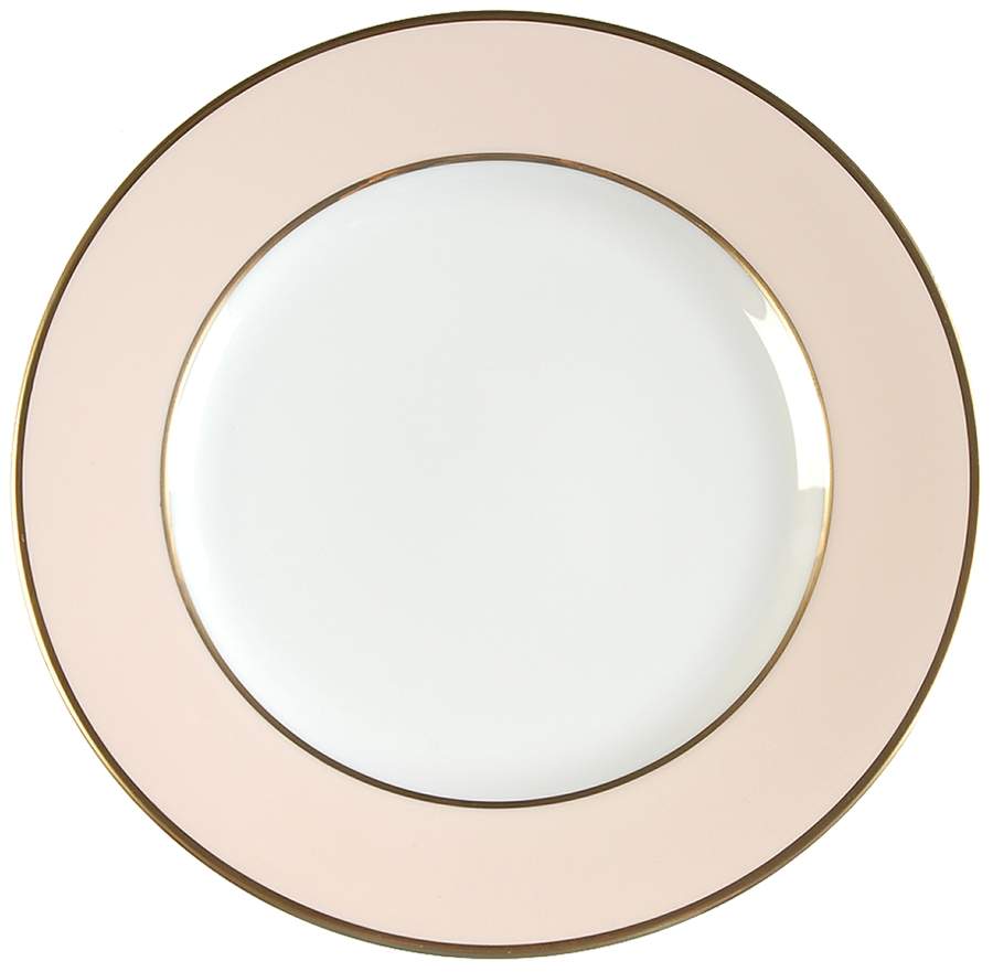 Hampton's Tea Peach Dessert/Pie Plate by Ralph Lauren China-1