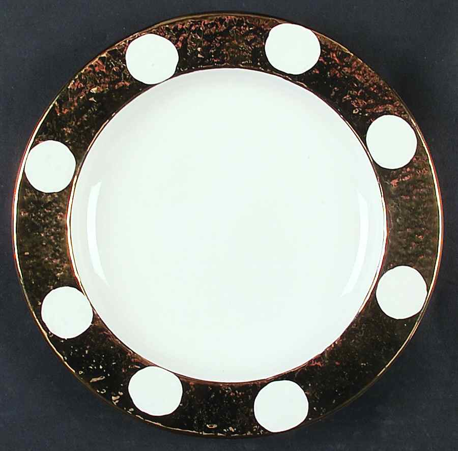 Polka Dots Salad Plate by Los Angeles-1