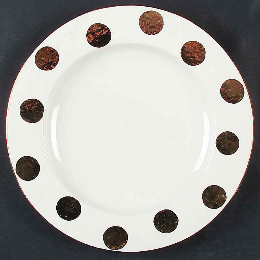 Polka Dots Dinner Plate by Los Angeles-1