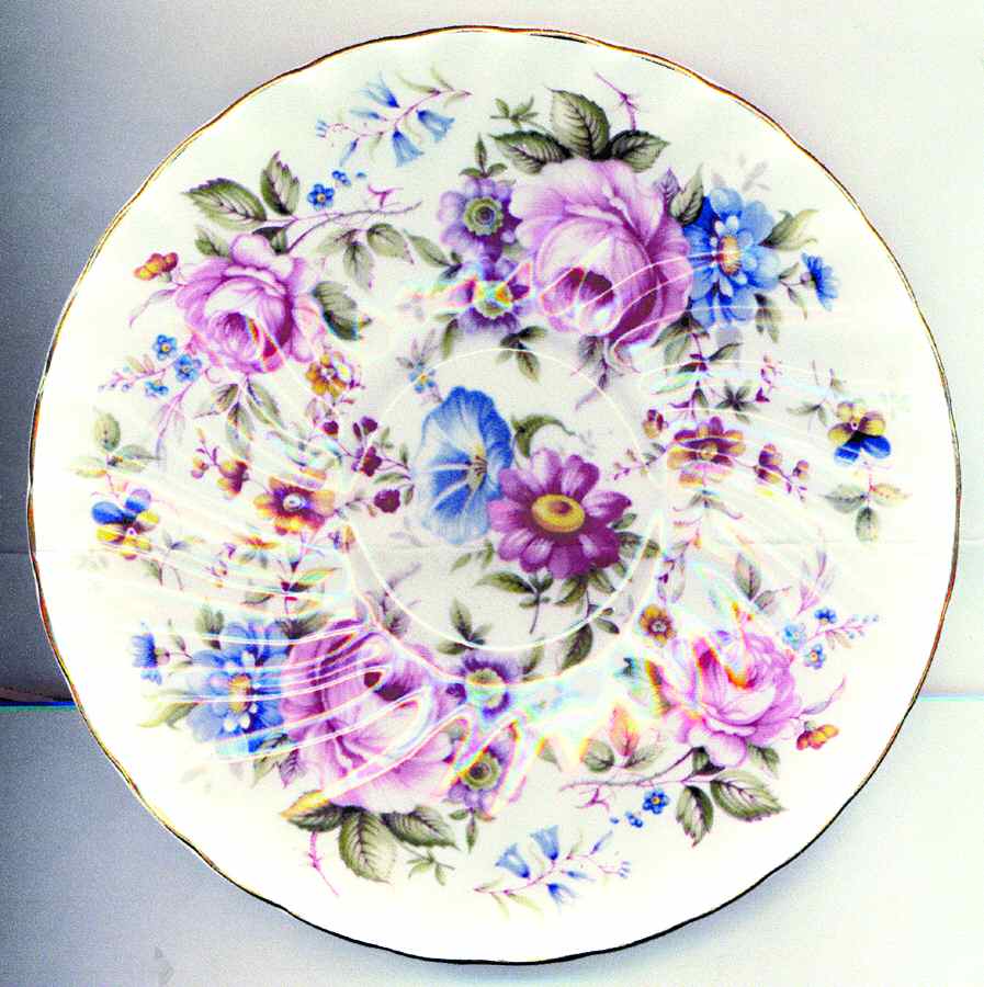 ENGLISH GARDEN Saucer by Lefton-1