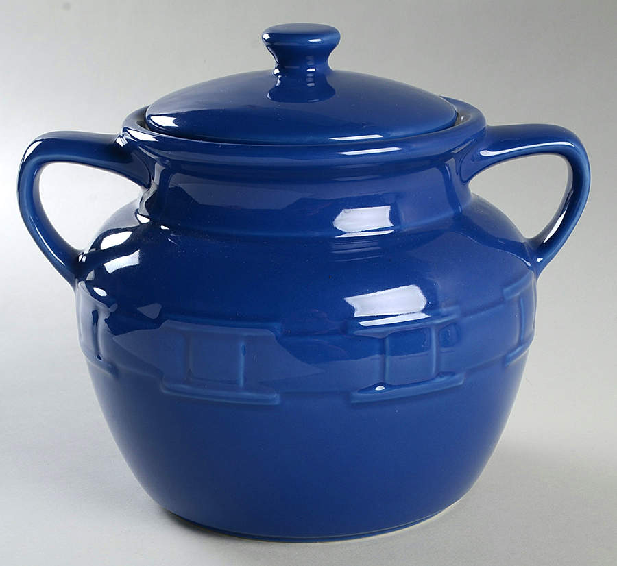 Woven Traditions Cornflower Cookie Jar & Lid by Longaberger-1