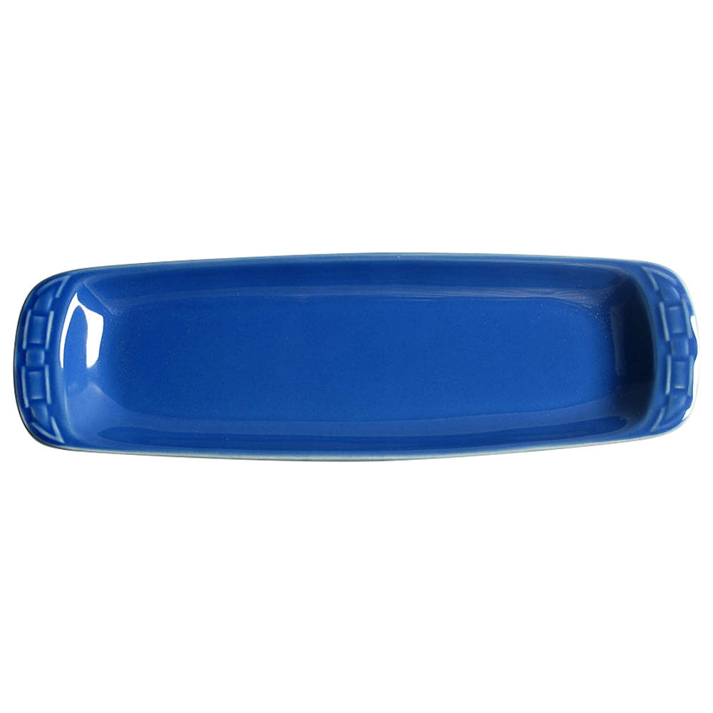 Woven Traditions Cornflower Olive Dish by Longaberger-1