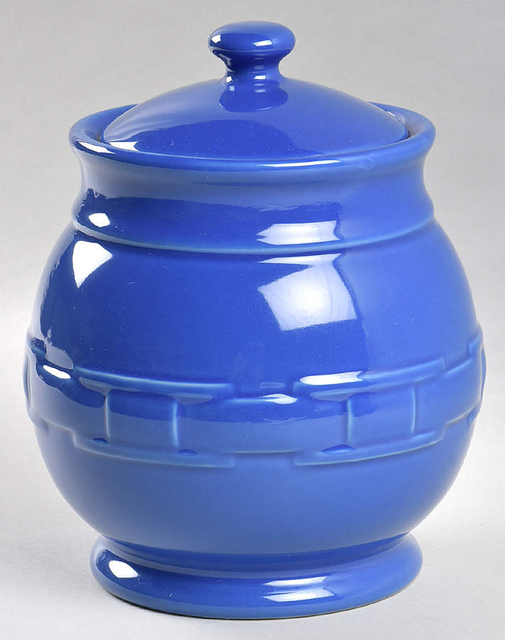 Woven Traditions Cornflower Small Canister & Lid by Longaberger-1
