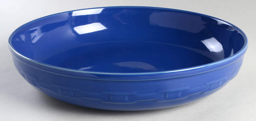 Woven Traditions Cornflower 13" Round Serving Bowl by Longaberger-1