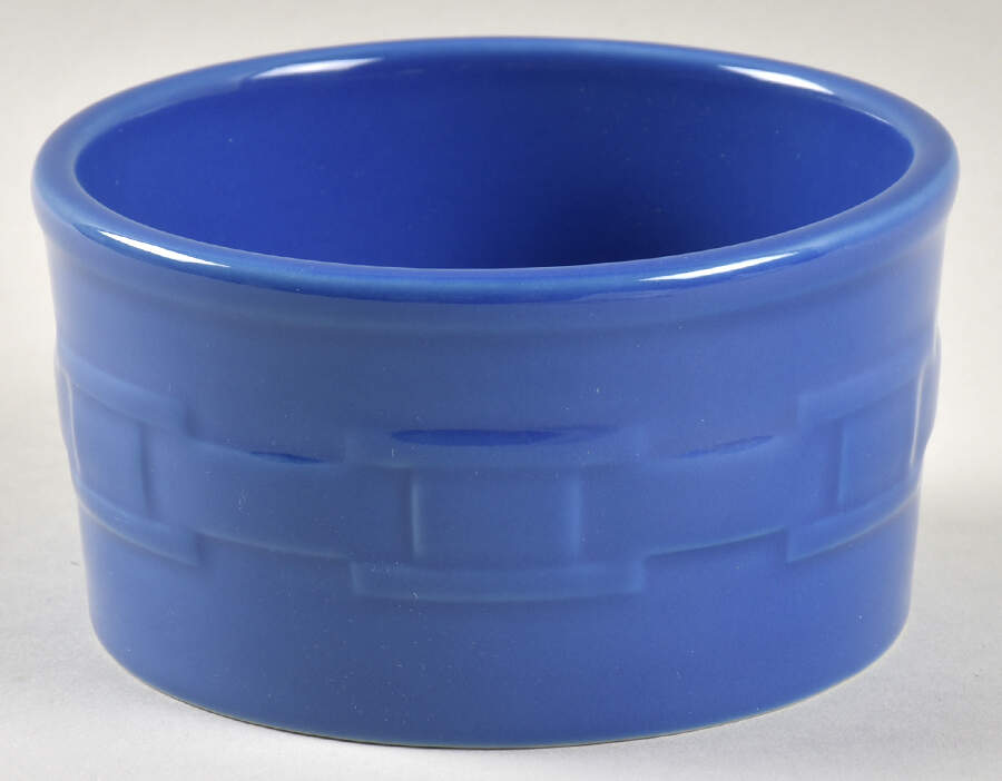 Woven Traditions Cornflower Salt Crock by Longaberger-1