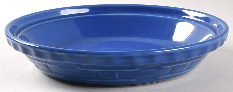 Woven Traditions Cornflower 10" Pie Baking Plate by Longaberger-1
