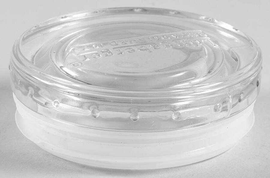 Woven Traditions Cornflower Glass Lid for 6" Chalk Crock by Longaberger-1