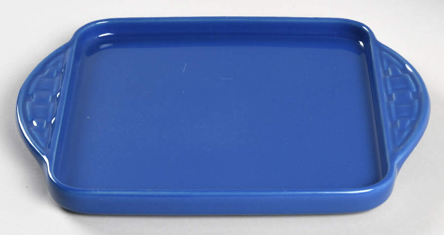 Woven Traditions Cornflower 10" Square Tray/Baker Lid (for SQ10LT) by Longaberger-1