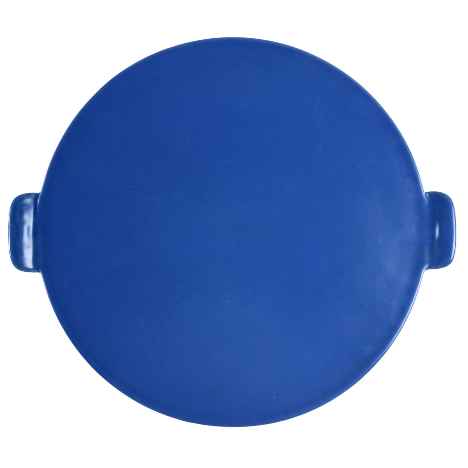 Woven Traditions Cornflower Round Pizza Baking Stone by Longaberger-1