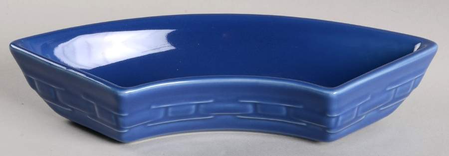 Woven Traditions Cornflower Crescent Bowl by Longaberger-1